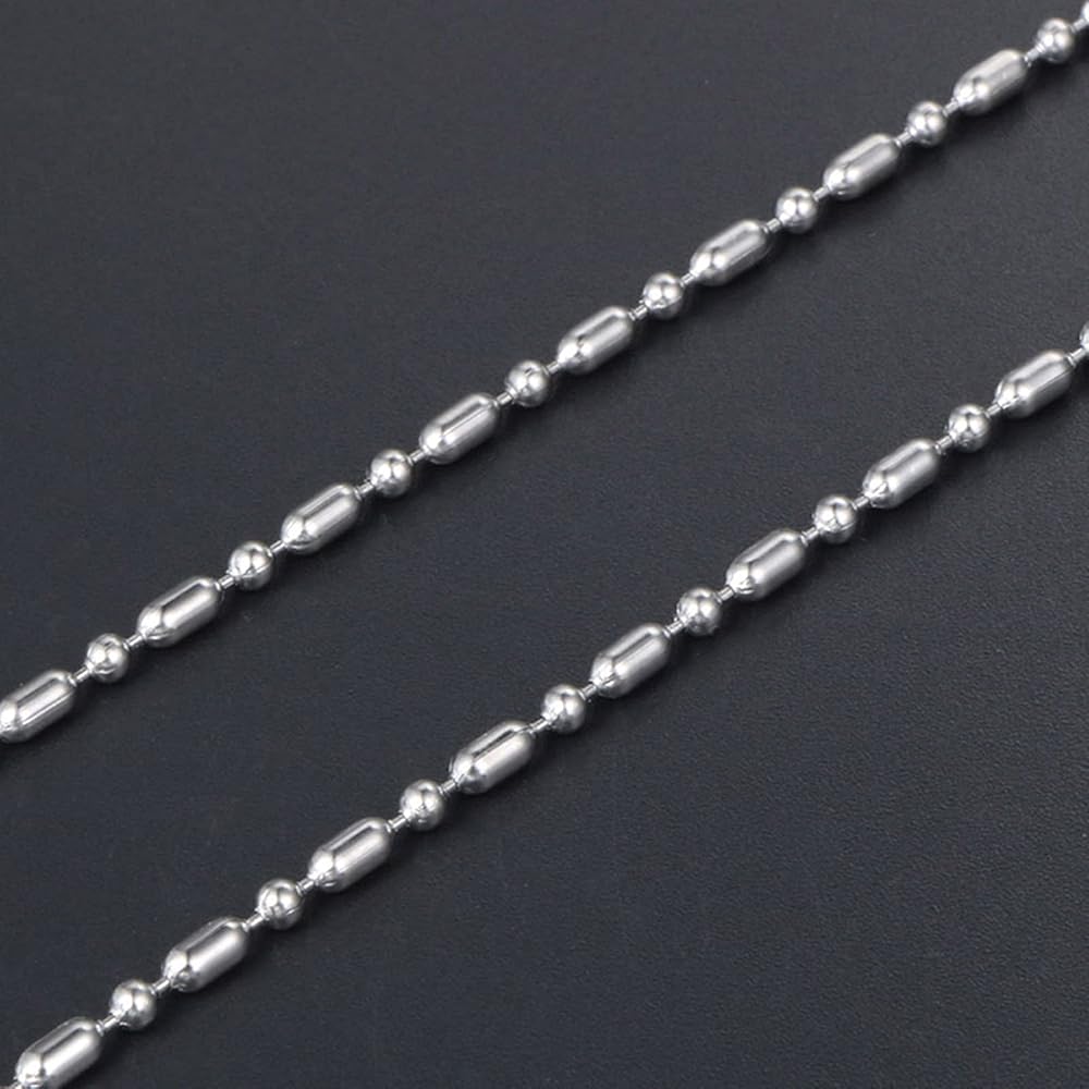 ネックレス・チョーカー BASSCLEF chain necklace surgical steel Amazon.com: KnBoB Stainless Steel Necklace for Men 20 Inch